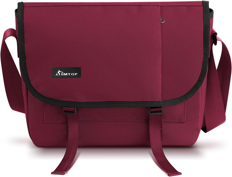 SIMTOP Messenger Bag Crossbody Shoulder Bag for Commuters and Travelers Water Resistant Scratch and Wear Cordura YKK Zipper - Image 1
